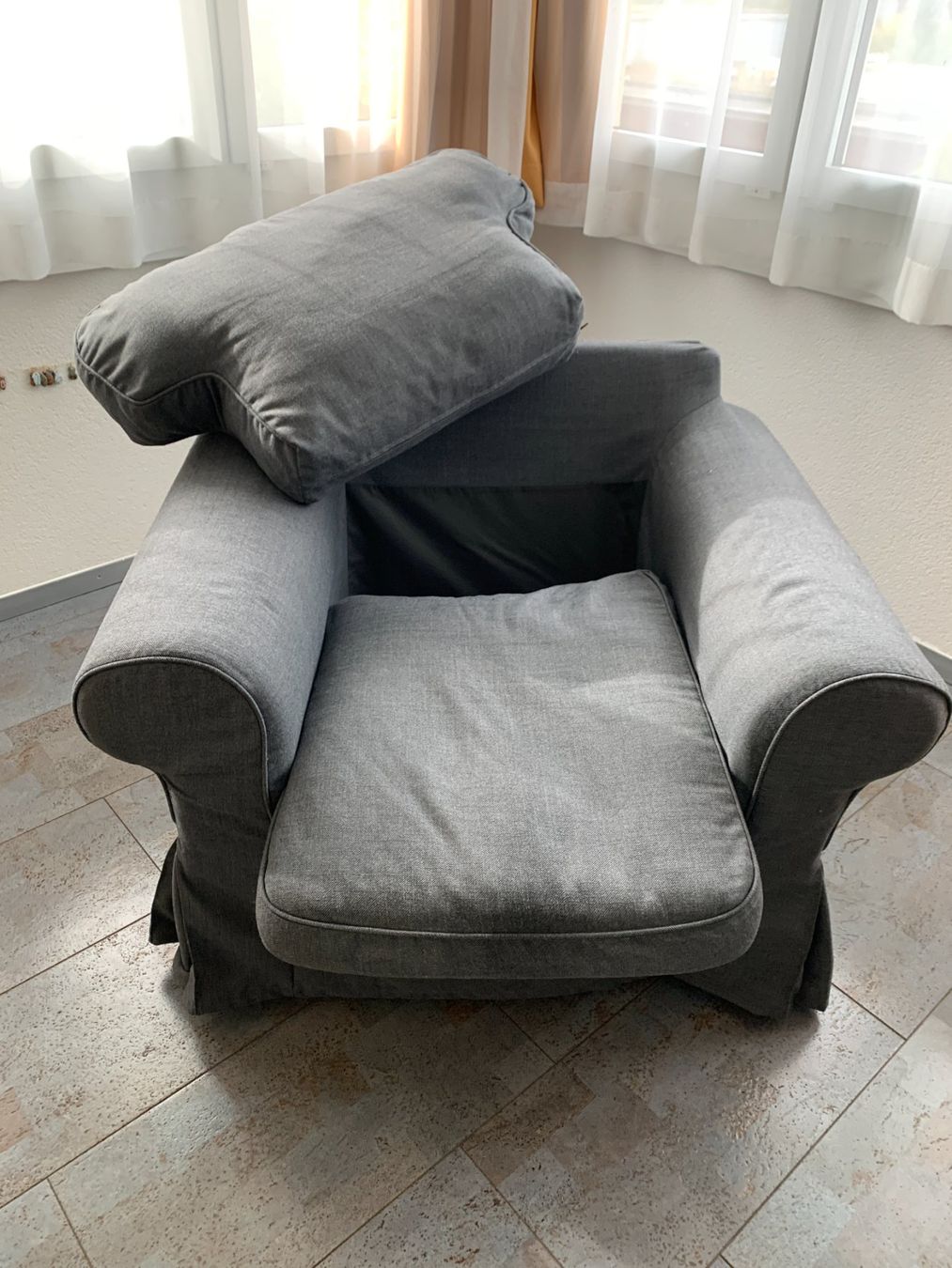 Ikea Poltrone: Sessel IKEA Ektorp dunkelgrau **SCHNÄPPCHEN** – Usato da Waldkirch venduto da kanada015 4
