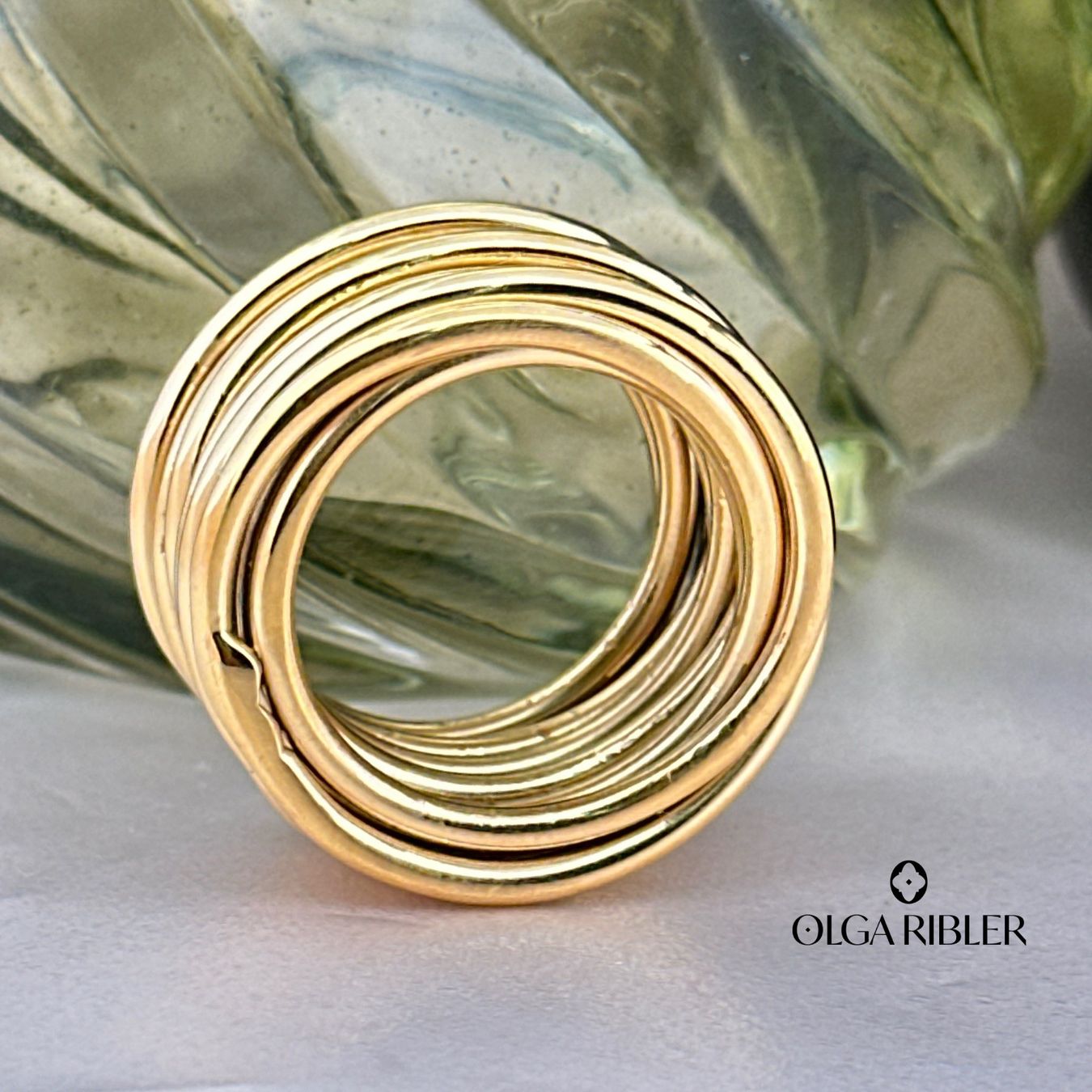 Olga Ribler Anelli: Edelstahl 16 mm  Statement  Ring  Ringgrösse 60 – Nuovo (secondo la descrizione) da Luzern venduto da byolgaribleroutlet 1