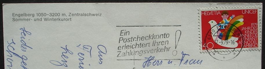 Cartoline postali: ENGELBERG Luftseilbahnen – Usato da Jona venduto da philajona 1