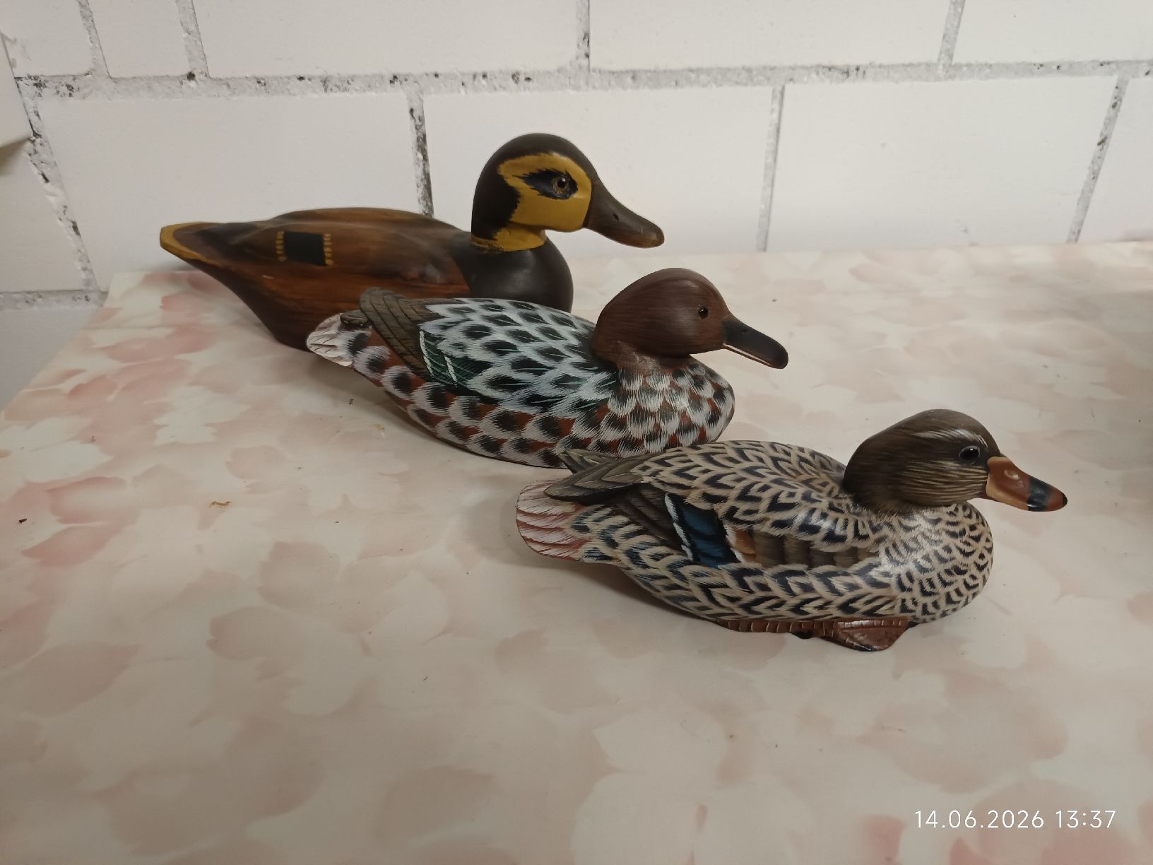 Tutte le decorazioni: 3er Set Holz-Enten Deko – Usato da Bergdietikon venduto da Riviera83 1