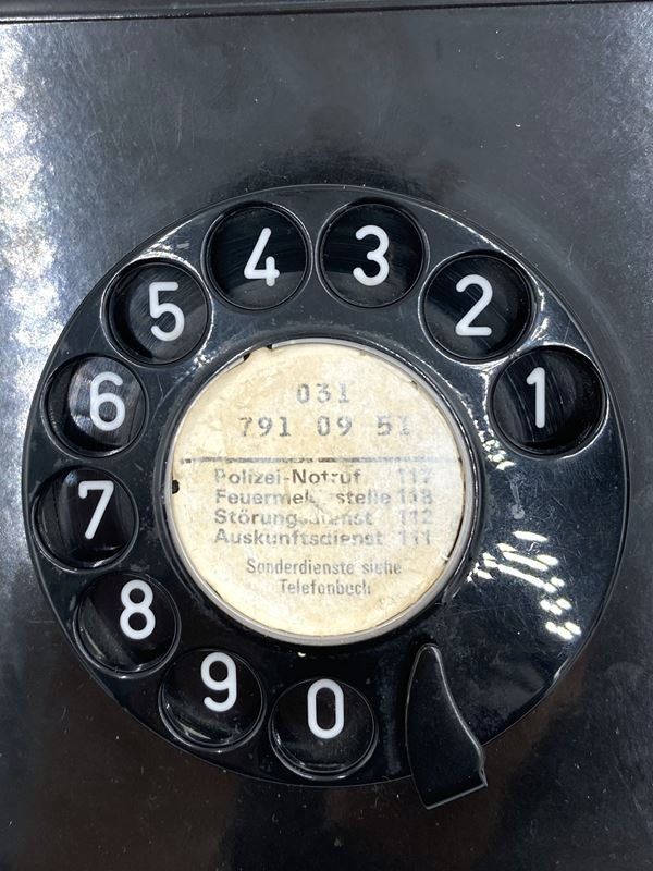 Telefone: WEIDMANN | Wand-Telefon | schwarz – Gebraucht aus Wittenbach von Restwert_St-Gallen 3