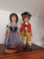 2 Originale Innerrhoden-Trachtenpuppen Höhe ca.50cm, wie neu