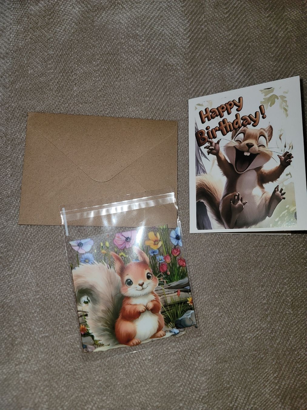 Cartoline: Squirrel, écureuil, Eichhörnchen, Geschenktüte, Scoiattolo – Nuovo e nell'imballaggio originale da Zollikerberg venduto da Nice_Name 6