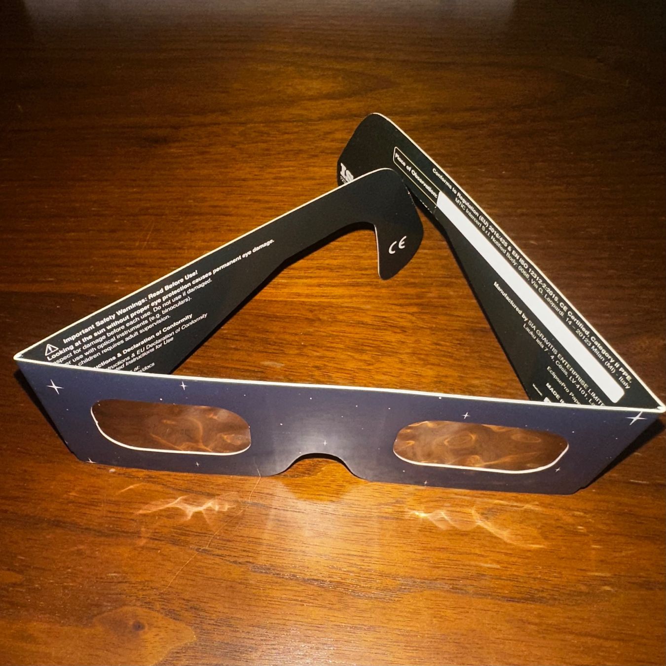 Brillen & Gläser: Sonnenfinsternis-Brille – Neu (gemäss Beschreibung) aus Glattpark(Opfikon) von ko-ok