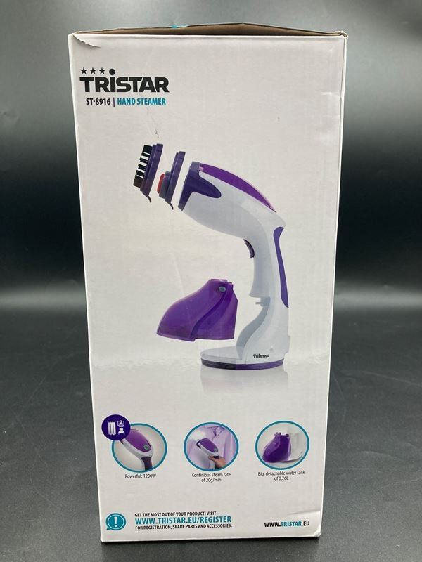 Dampfreiniger: TRISTAR | Hand-Dampfbürste | Violett, Weiss – Neu (gemäss Beschreibung) aus Wittenbach von Restwert_St-Gallen 1