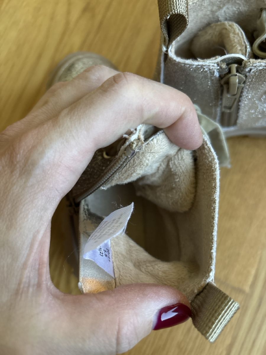 H&M Scarpe per ragazze: H&M Kinderstiefel Glitzer goldig, Gr. 20/21 – Usato da Kemptthal venduto da bklaudia 5