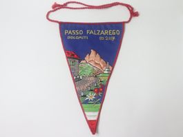Antiker Wimpel Passo Falzarego Dolomiten Italien Swiss Made