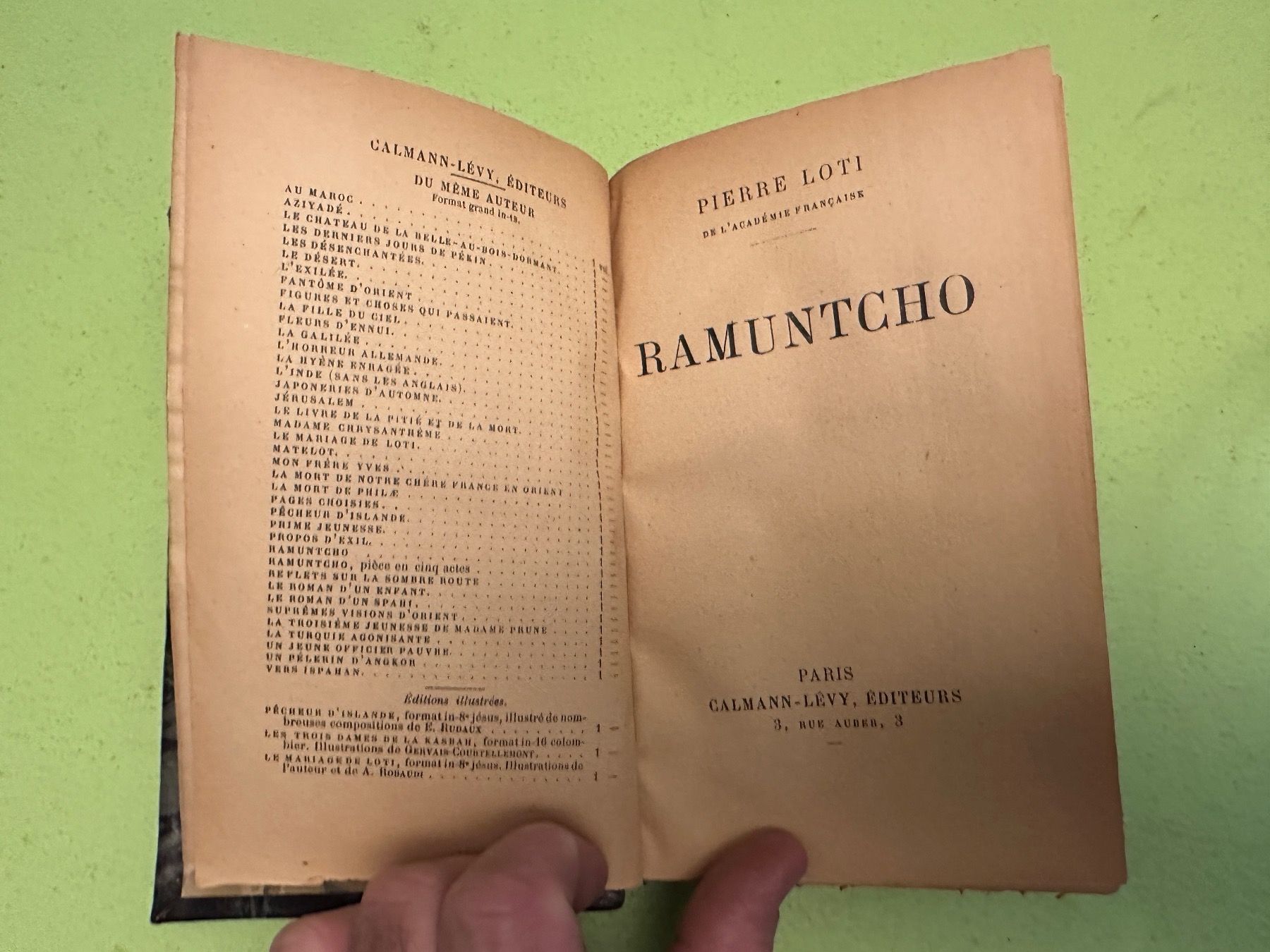 Libri: Pierre Loti: Ramuntcho. – Usato da Zürich venduto da allp 1