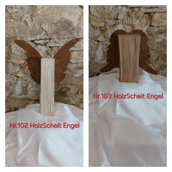 Holzartikel: Holz Scheit Engel Klein – Neu (gemäss Beschreibung) aus Lohn SH von Zwierbel 1