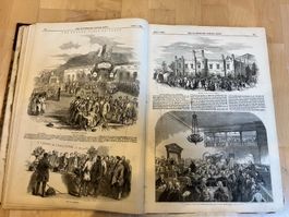 Antikes Buch THE ILLUSTRATED LONDON NEWS 1849 Antik