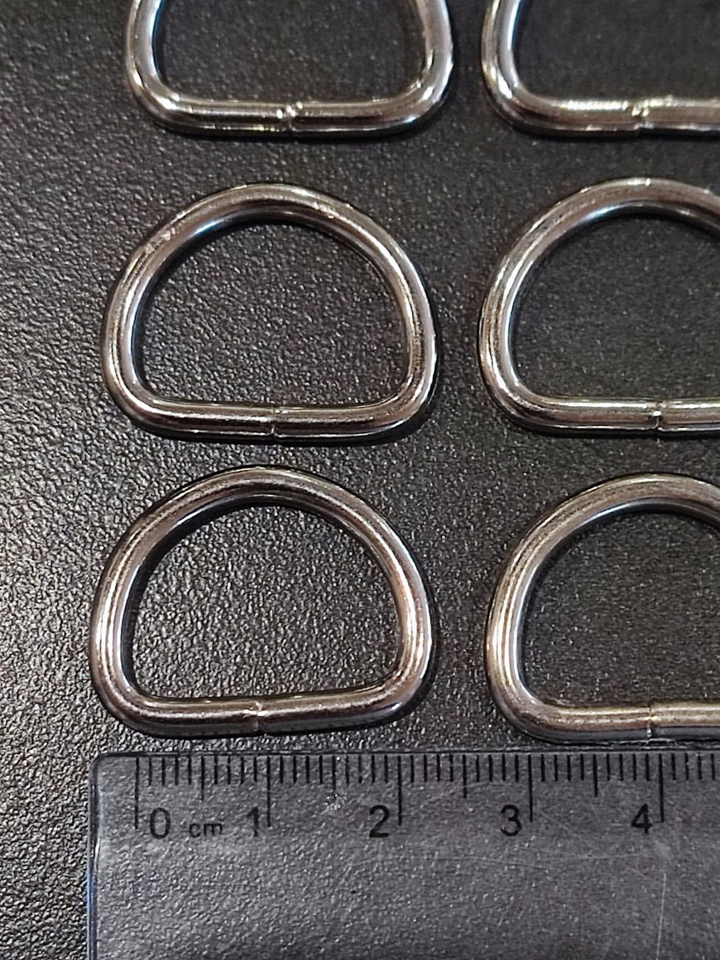 Kit bricolage: D-Ring Halbrundring Stahl Durchlassbreite 2cm, 6Stück – Nuovo e nell'imballaggio originale da Spiez venduto da passion4dogs 1