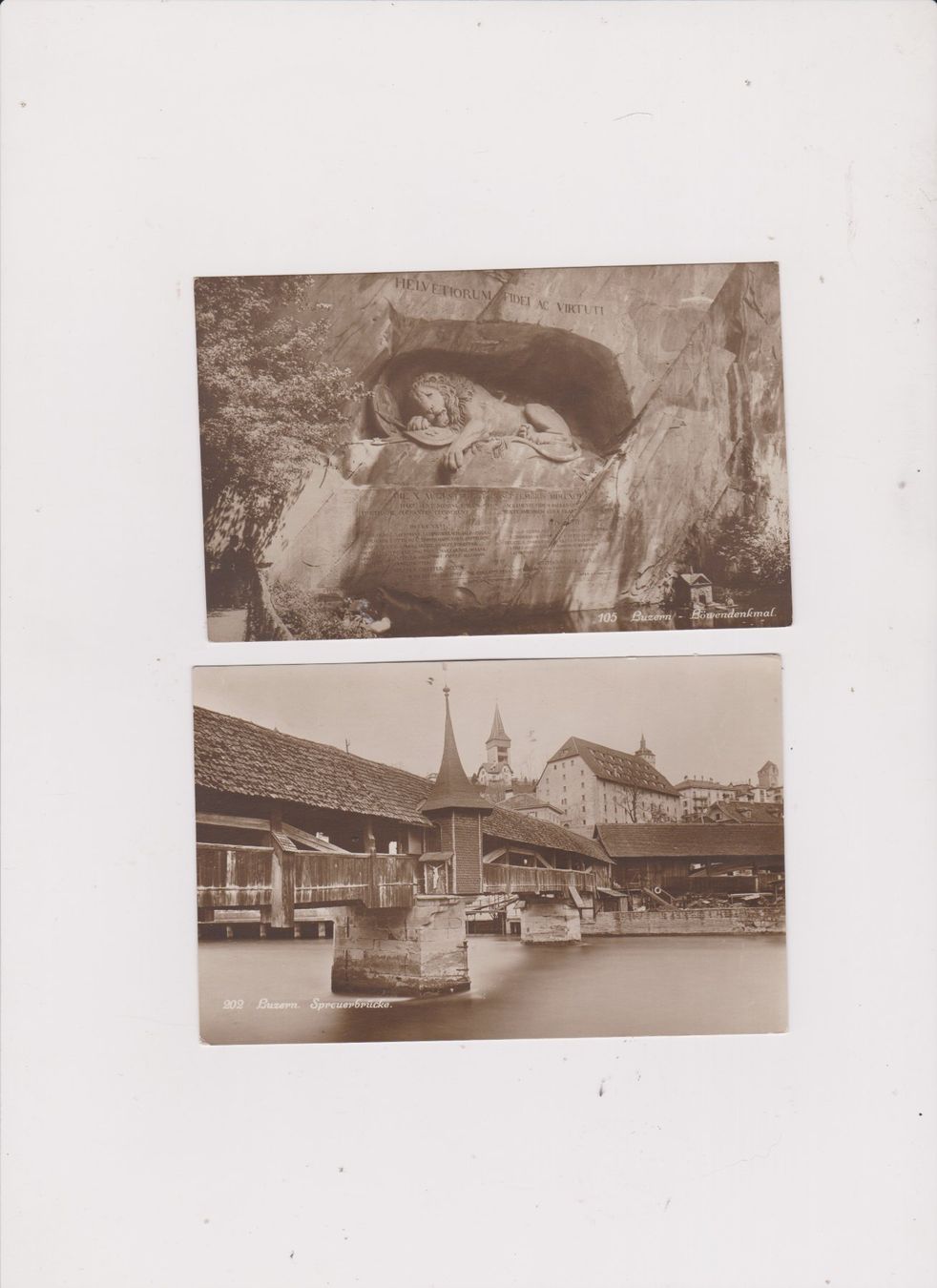 Cartoline postali: 5 cartes postales Luzern - Lucerne – Usato da Bex venduto da Canouille 1
