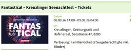 Fantastical Kreuzlinger Seenachtfest Familienticket