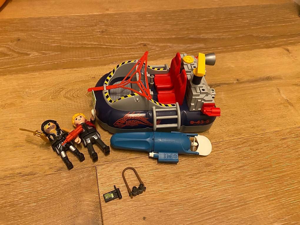 Giocattoli: PLAYMOBIL 9435 Luftkissenboot mit Unterwassermotor – Usato da Steinach venduto da Susansung
