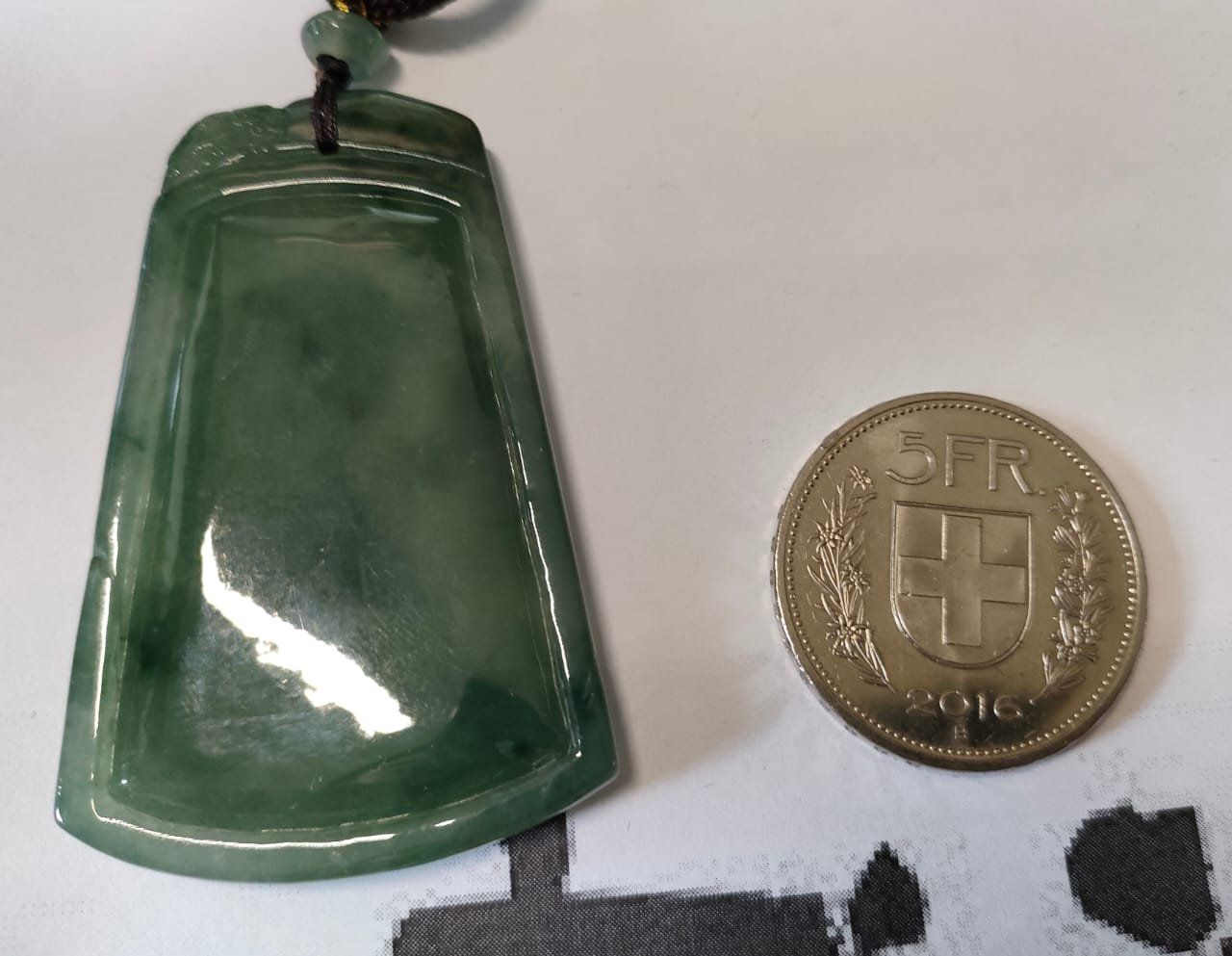 Ciondoli: Jade Tiger Anhänger – Nuovo e nell'imballaggio originale da Bubendorf venduto da JadeParadise 3