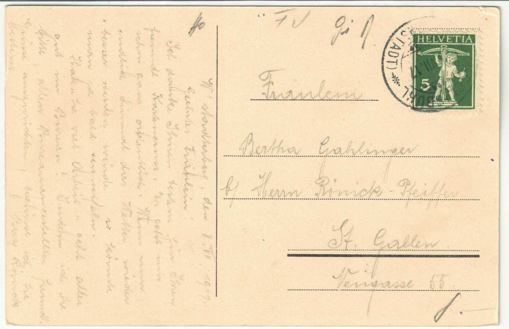 Cartoline postali: Wallenstadtberg - Sanatorium – Usato da Ettingen venduto da Kartenplanet 1