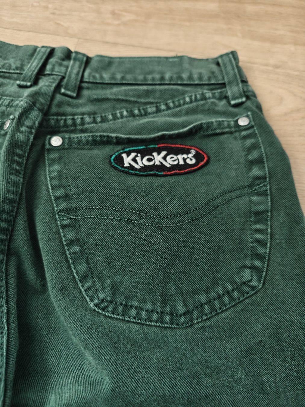 Jeans: High Waisted Green Jeans S – Usato da Zürich venduto da seconda_chance 2