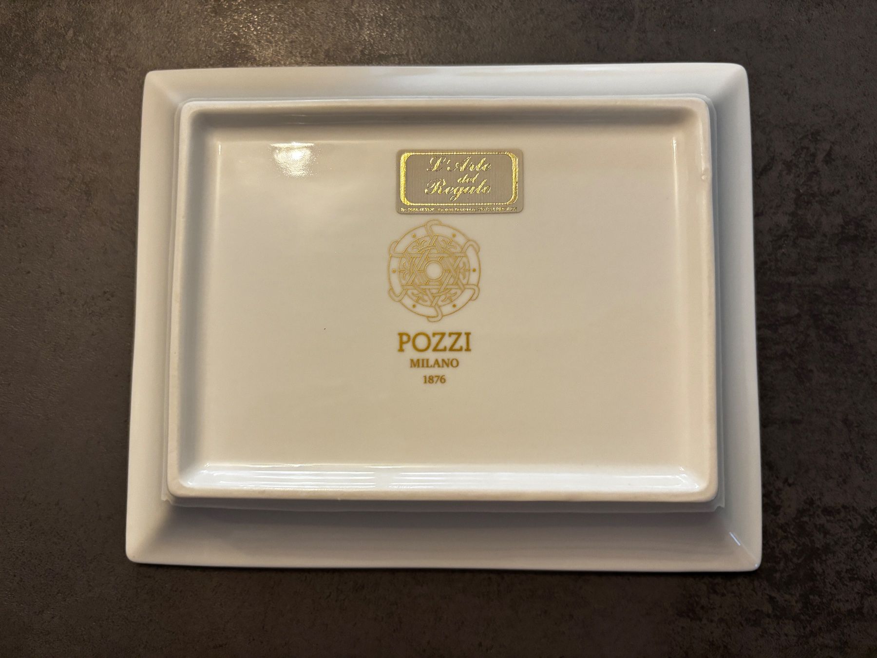 Set di piatti: Schale von Pozzi Milano – Nuovo e nell'imballaggio originale da Aarburg venduto da TC92 2