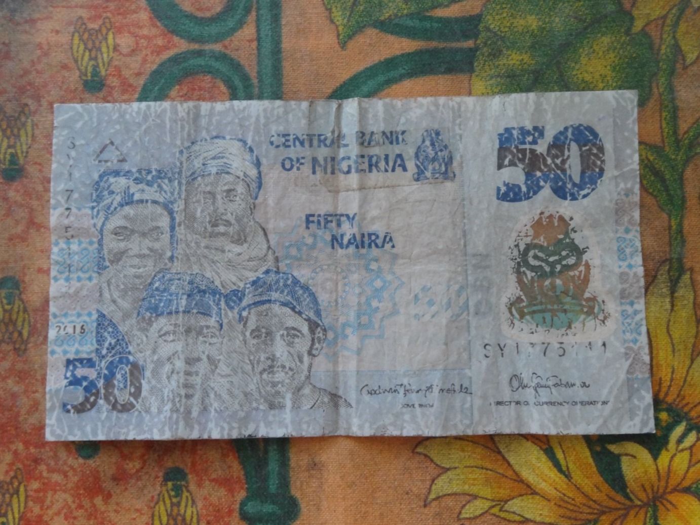 Banconote: NIGERIA  50  Naira  Billet – Usato da Romanel-sur-Lausanne venduto da Swift13