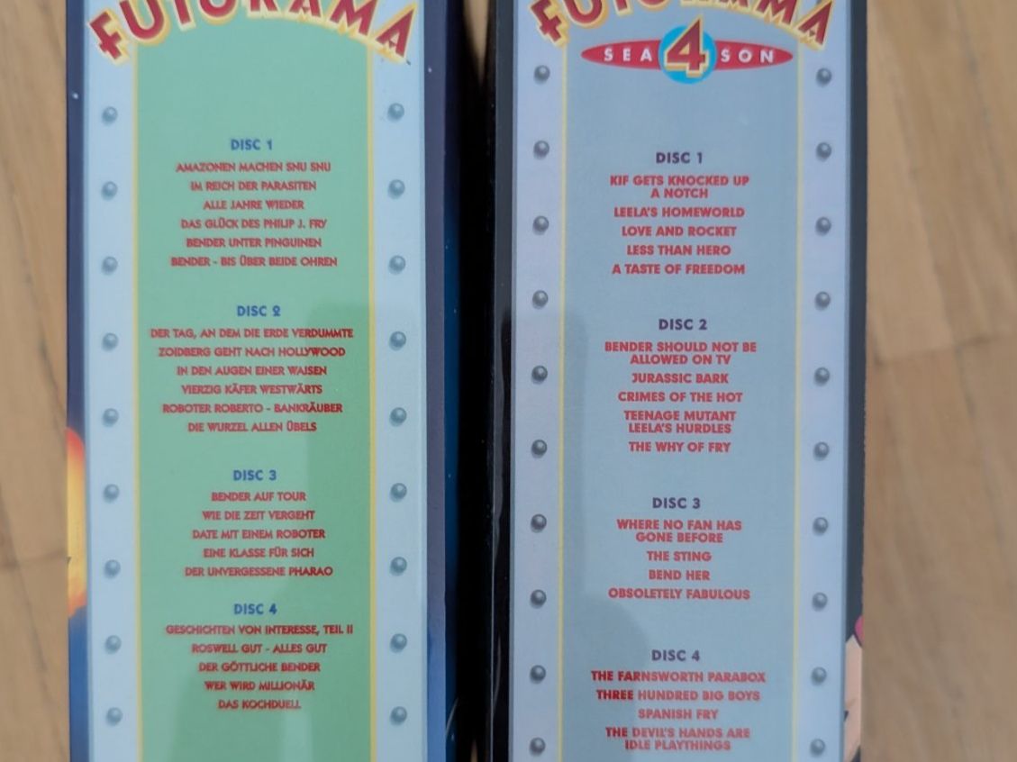 Tutti i DVDs: Futurama Seasons 3 - 4 DVDs – Usato da Uster venduto da proshka74 1