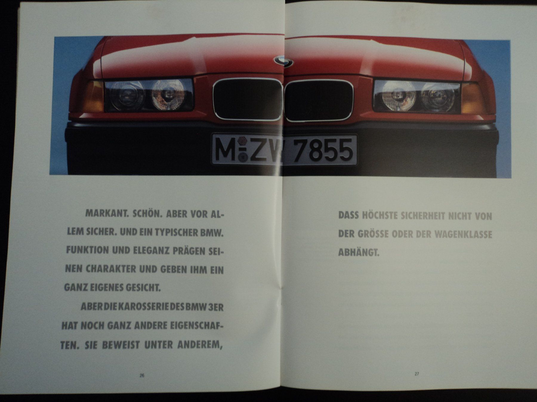BMW Documenti: Prospekt BMW 3er Reihe 1991 – Usato da Schwarzenburg venduto da modelCARama 5