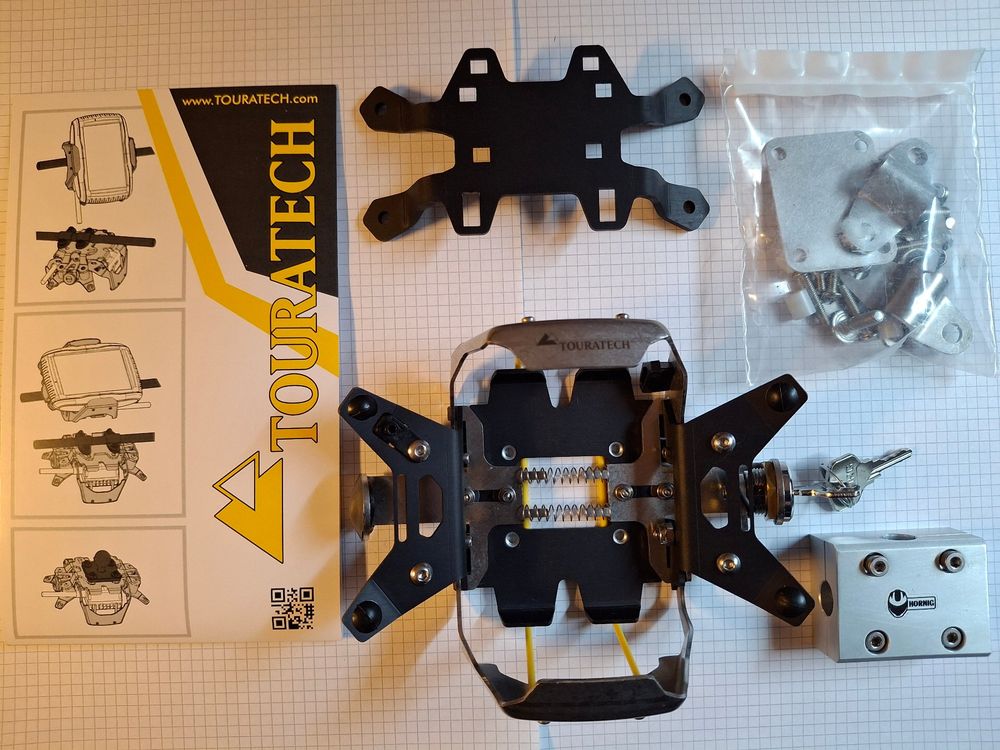 Touratech Lenkerhalterung Garmin zumo 590/595LM abschließbar