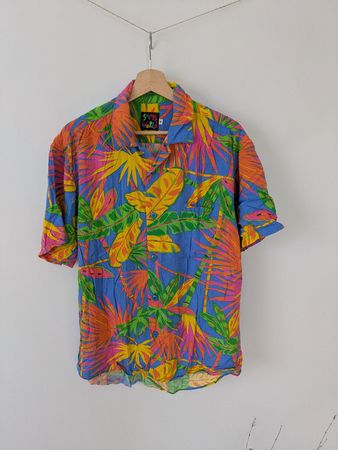 🌺 Vintage Jams World Hawaiihemd – Gr. M – 90er Jahre Kult