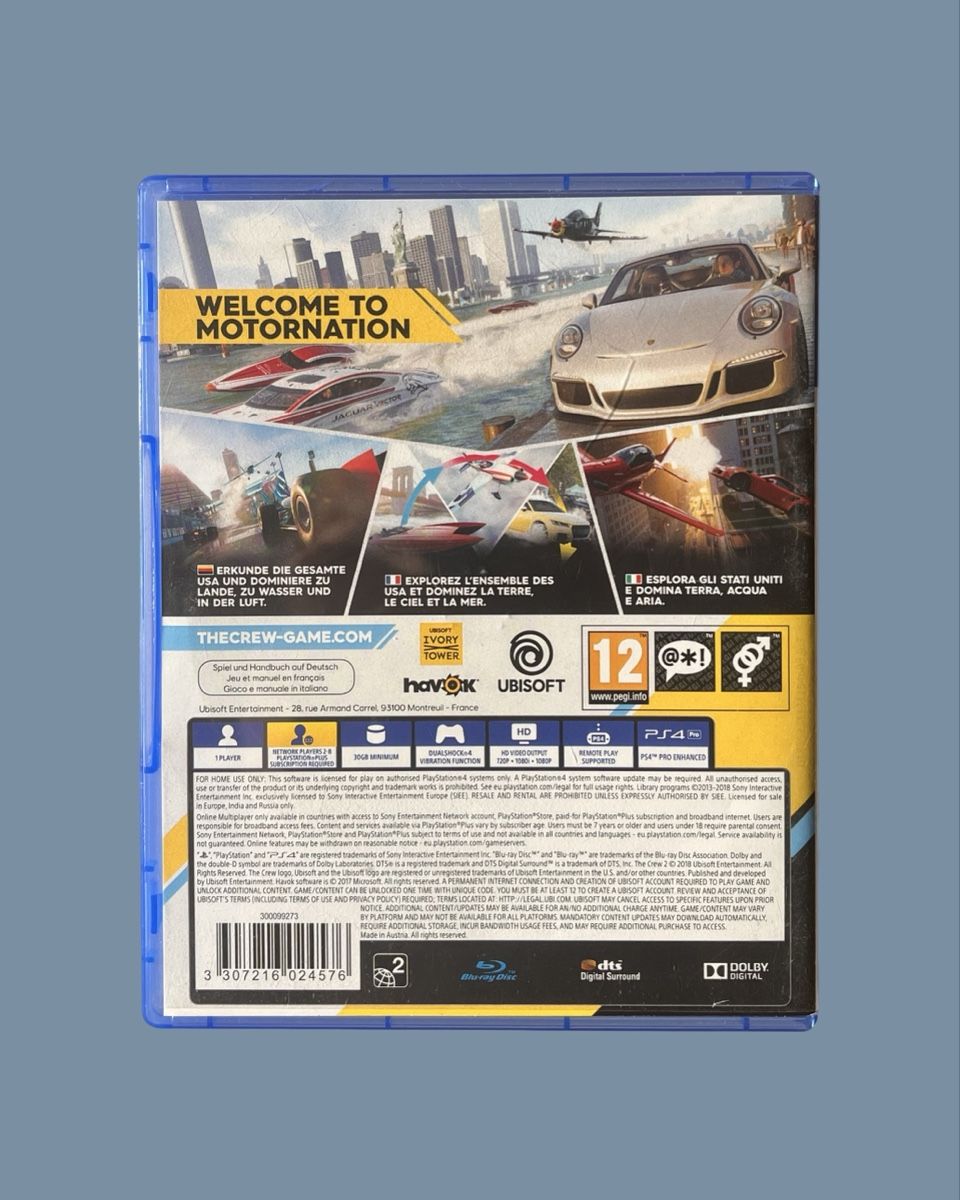 Sony Jeux: The Crew 2 - PS4 – D'occasion à Leuk Stadt par nat_7826 1