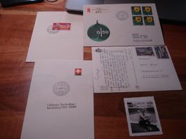 Set Belege Schweiz. Gartenbauausstellung Zürich, PK, Foto..