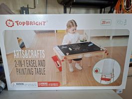 2-in-1 Maltisch und Staffelei neuwertig, TopBright