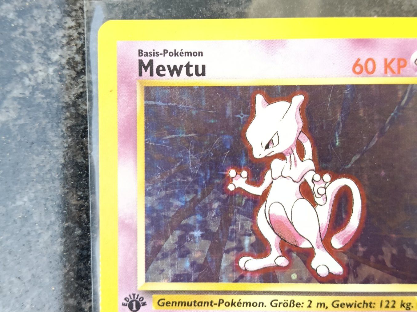Pokémon Sammelbilder & Trading cards: Pokemon Base Set 1 Edition Holo Mewtu – Gebraucht aus LEUZIGEN von mic_sdh5 6