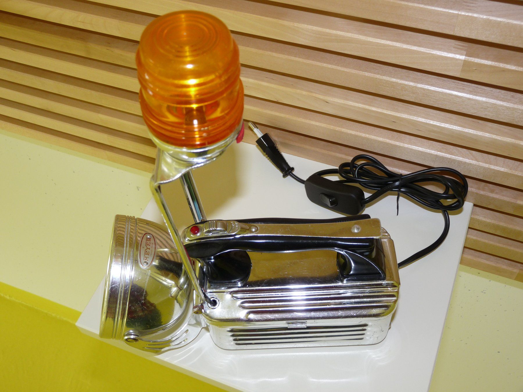 Lampade: Oldtimer Handlampe Meyer USA Vintage – Usato da Walzenhausen venduto da energieberaten 1