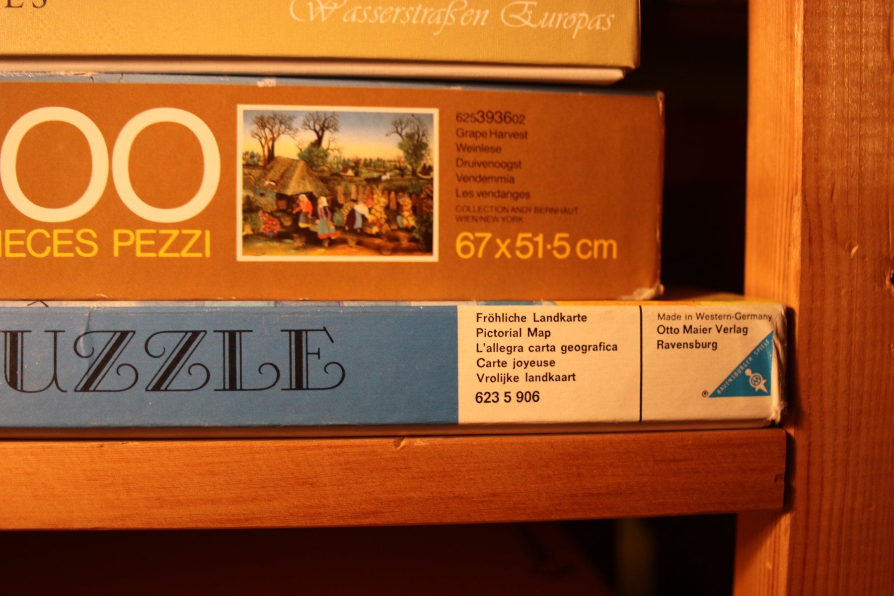 Ravensburger Puzzles: 8 ÄLTERE VERSCHIEDENE PUZZLES , WIE VORGEFUNDEN – Gebraucht aus Wetzikon ZH von 2ndandvintage
