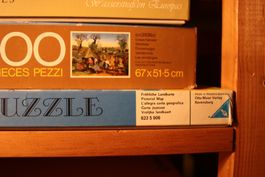 8 ÄLTERE VERSCHIEDENE PUZZLES , WIE VORGEFUNDEN