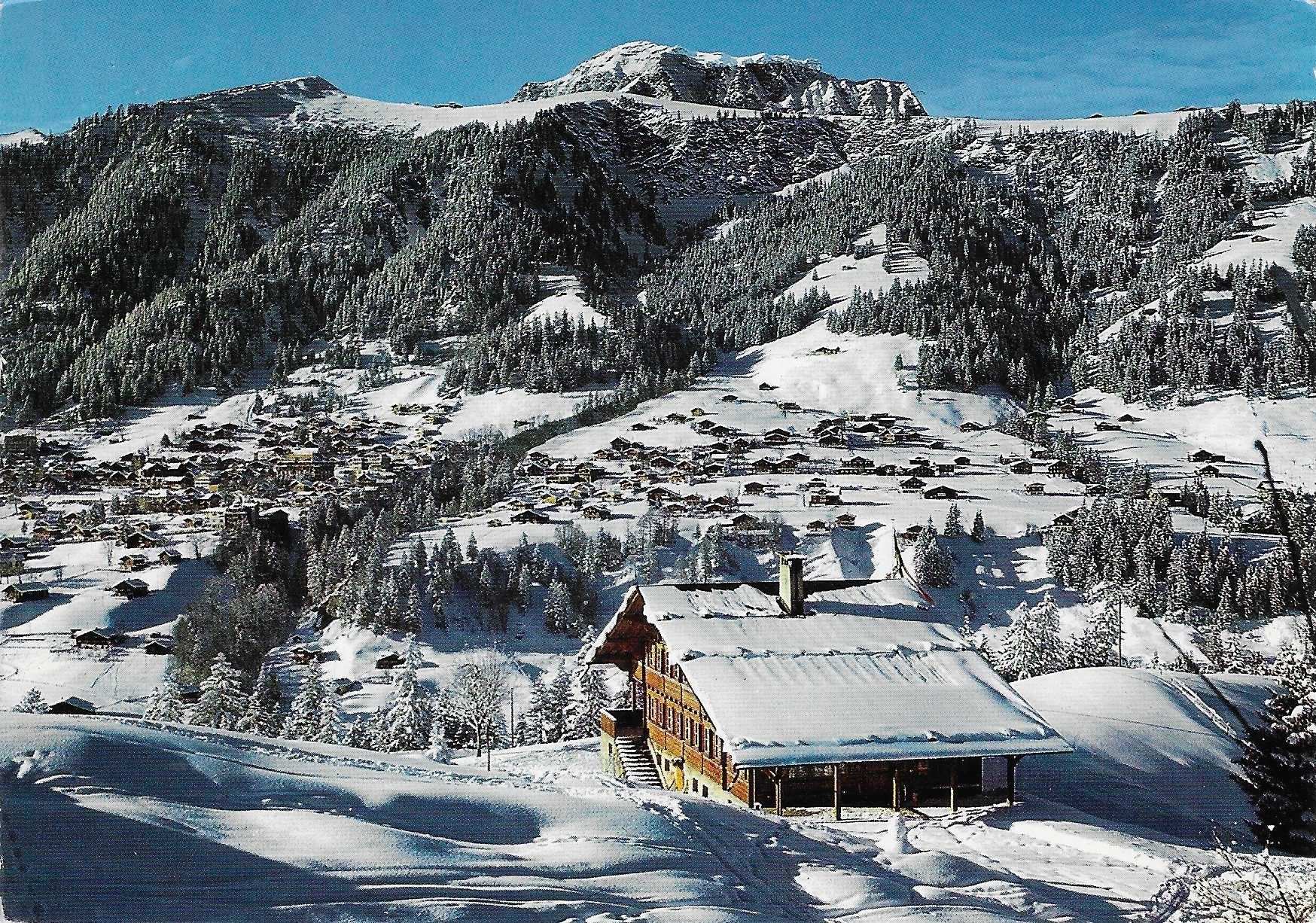 Cartoline postali: Chalet Mondial des Eclaireuses Adelboden BE – Usato da Rothrist venduto da Stranglehold