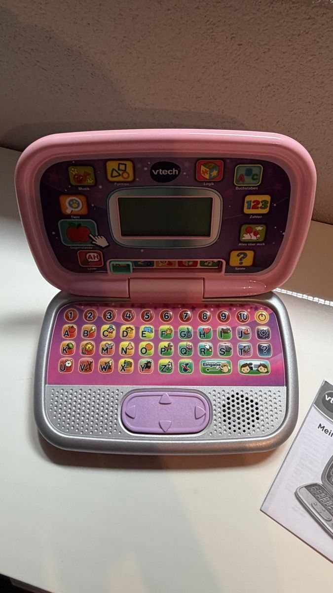 Vtech Giocattoli: Vtech Mein Vorschul-Laptop rosa Lerncomputer – Usato da Zufikon venduto da HappySelling 2