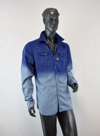 G-Star Herren Hemd/langarm Hemd Shirts/Cromart/blau/Gr.XXL