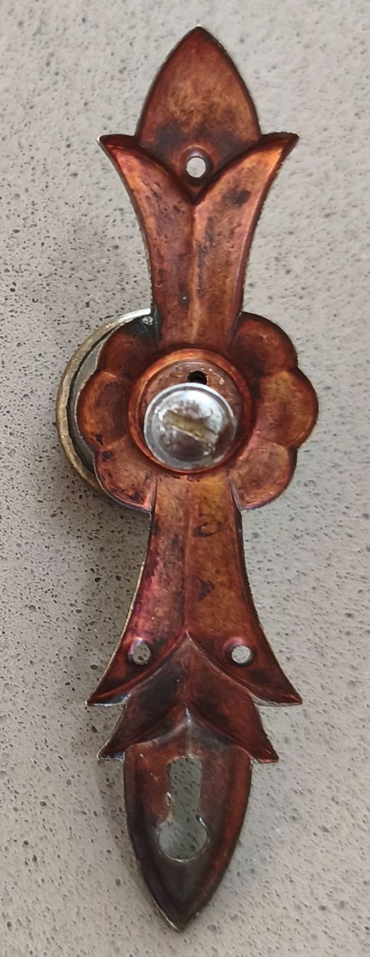 Quincaillerie: Jugendstil Türgriff aus Messing oder Bronze, defekt – D'occasion à Zürich par Tanteemma369 3
