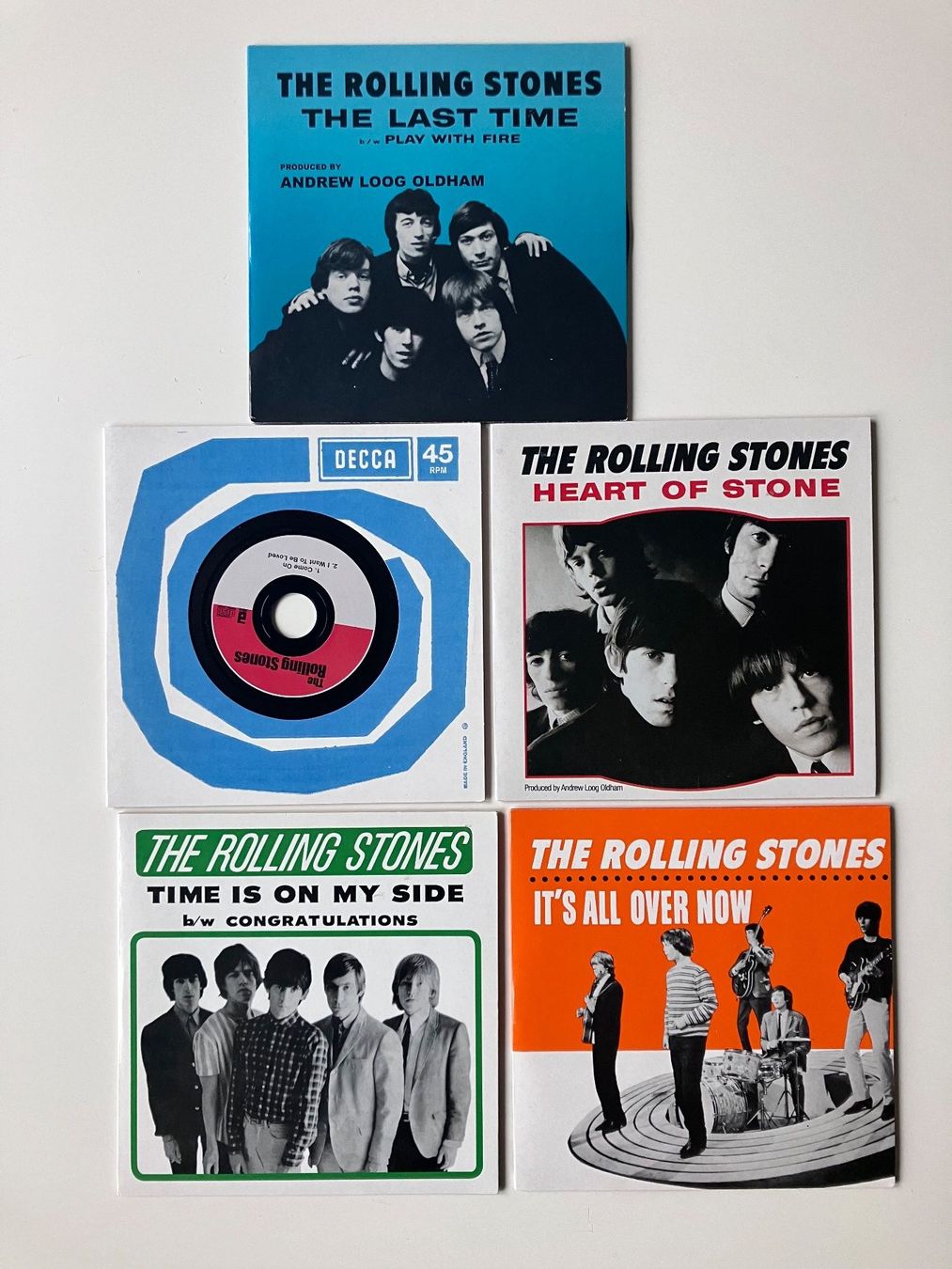 CD: Rolling Stones 5-CD Single Set (2004 ABKCO Replicas) – Usato da Luzern venduto da Madvibe