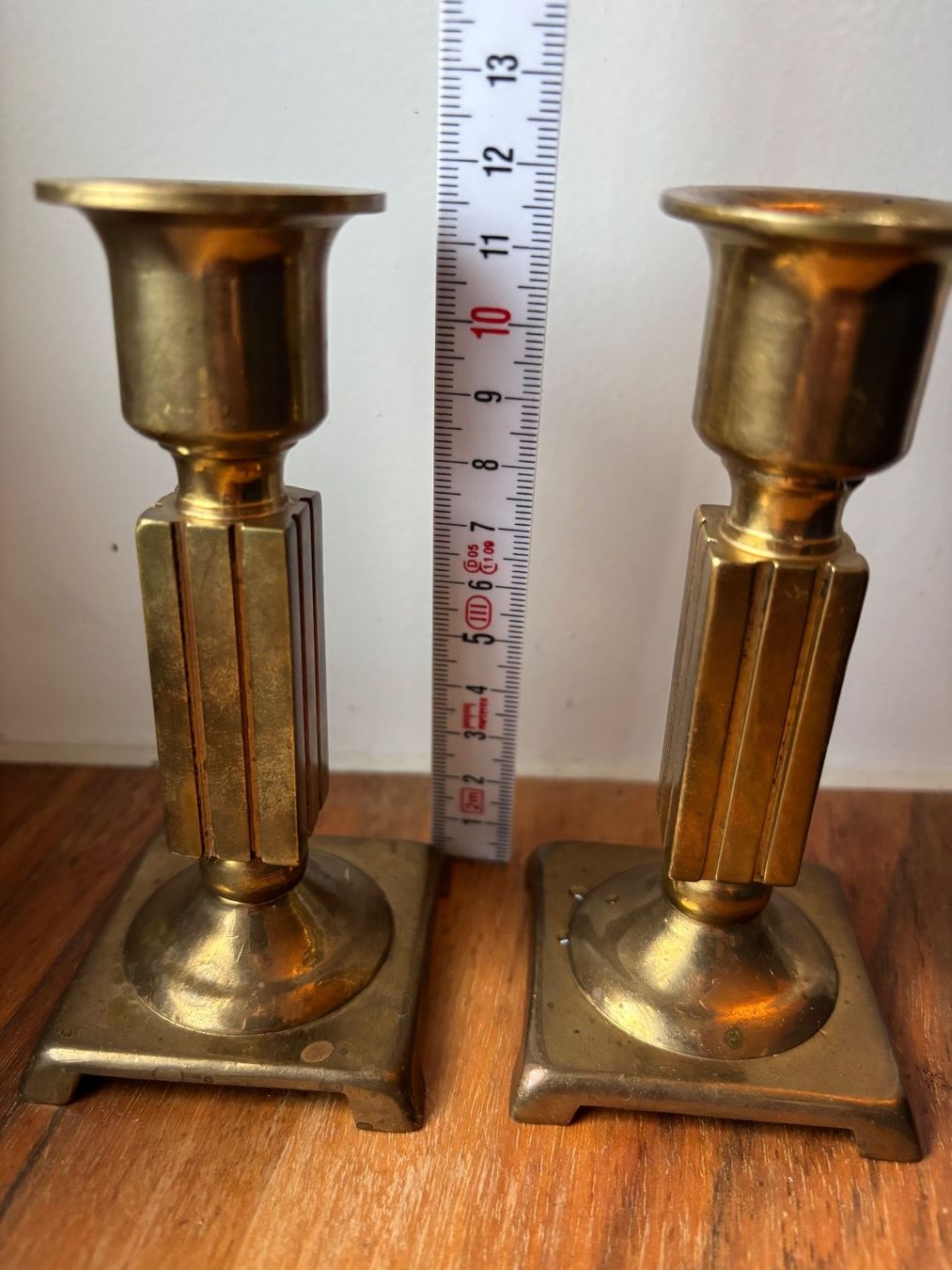 Portacandele: Vintage Messing Kerzenständer Set, 12cm hoch – Usato da Horgen venduto da uge_pd5p 2