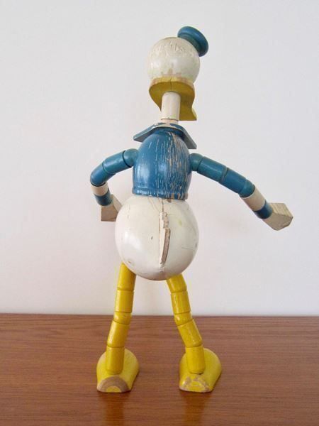Disney Statuette: Holzfigur Donald Duck wohl 50er Jahre – Usato da Lüchingen venduto da Eeizo 3