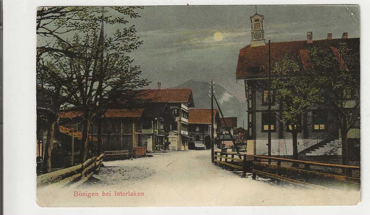 Cartoline postali: Bönigen, 1916 – Usato da Spiez venduto da Niesen20