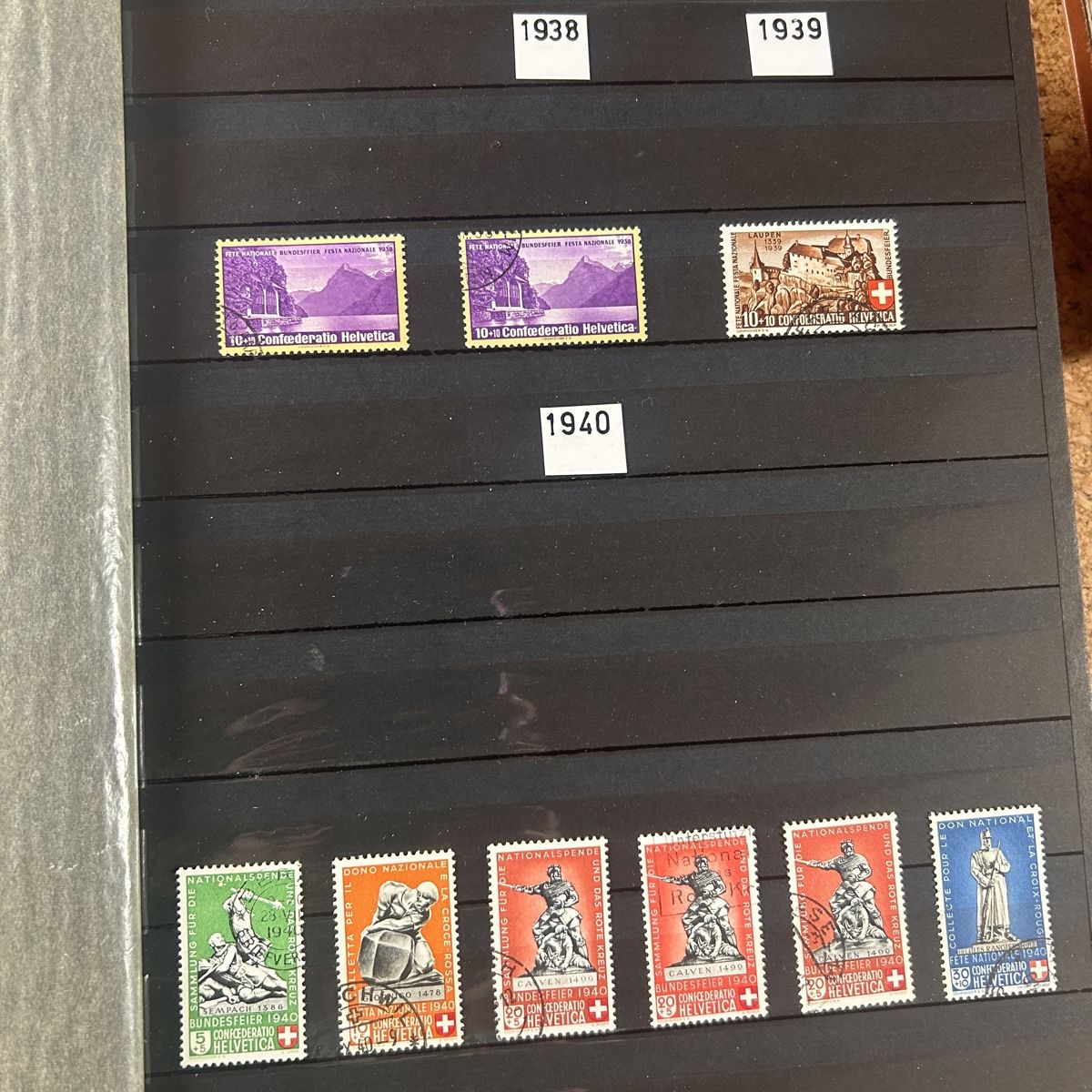 Tutti i francobolli: Briefamrken schweiz ab 1938-1974 – Usato da Basel venduto da bellespirit