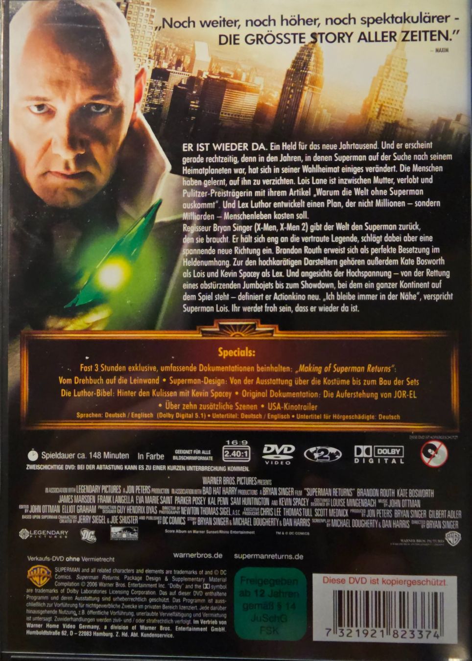 Alle DVDs: Superman Returns – Gebraucht aus Wahlen b. Laufen von Cg10 1