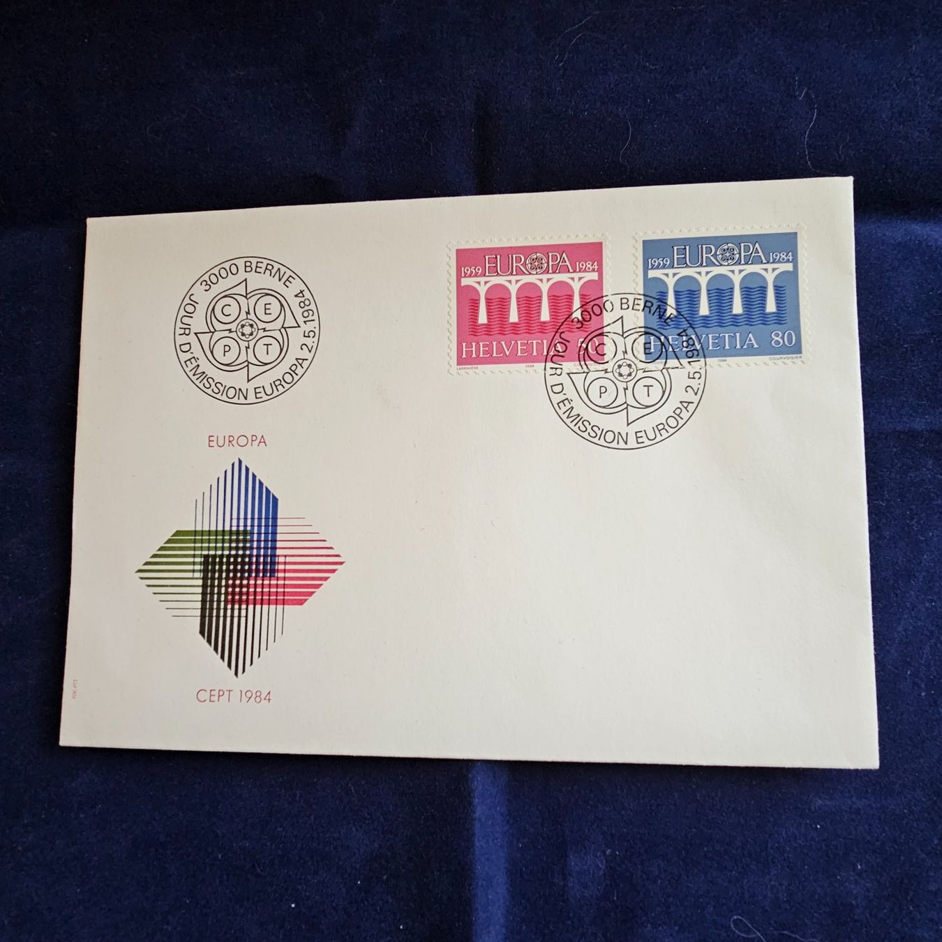 Tutti i francobolli: FDC Europa Cept 2.5.1984 – Usato da Wald AR venduto da Bwaldy