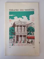 Théâtre des Variétés, Paris Galant 1956, Programme rare!