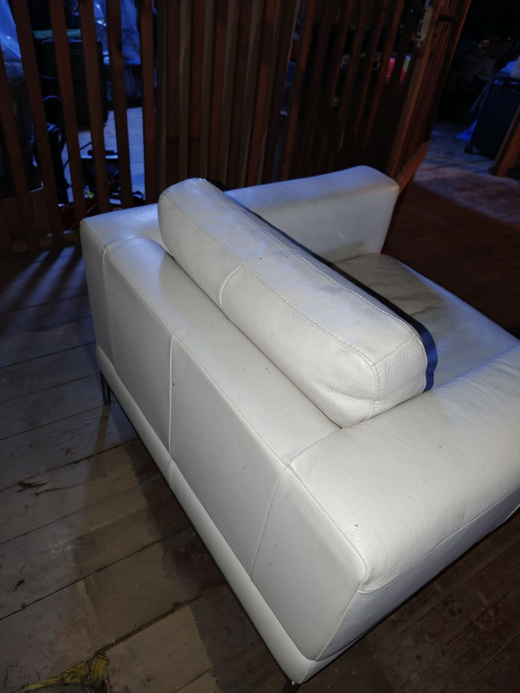 Divani: Kunstleder Sofa+Sessel in weiss, Gratis! – Usato da Elgg venduto da AlexanderH2002 5