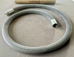 Vintage Silber Schlangenkette mehrsträngig geflochten - 37g