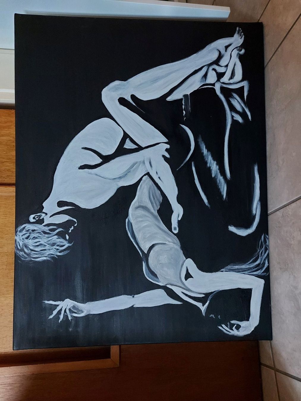 Dipinti: Dipinto moderno originale coppia – Nuovo e nell'imballaggio originale da Coldrerio venduto da Addicted2Art 1