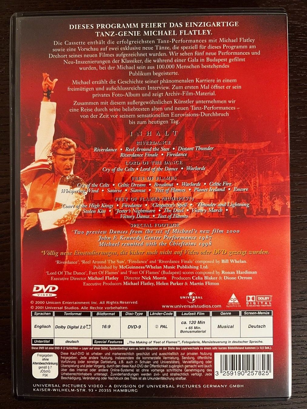 Tutti i DVDs: Michael Flatley - Gold – Usato da Zürich venduto da FilmFreunde 1
